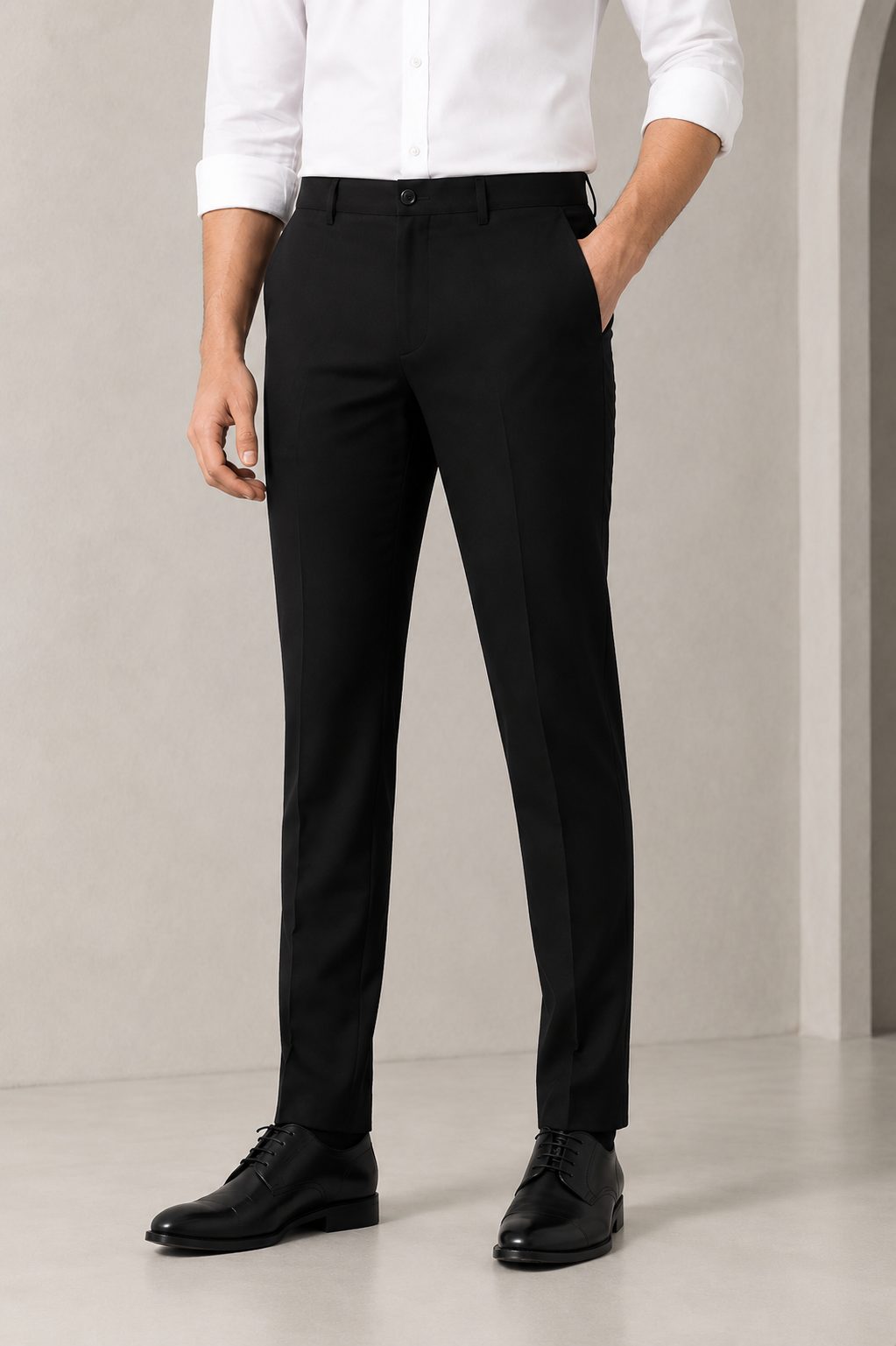 Patloon Ventures Iconic Black regular pants styled