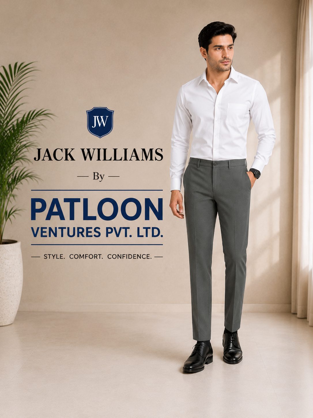 Patloon Ventures Hunter Green regular pants detail