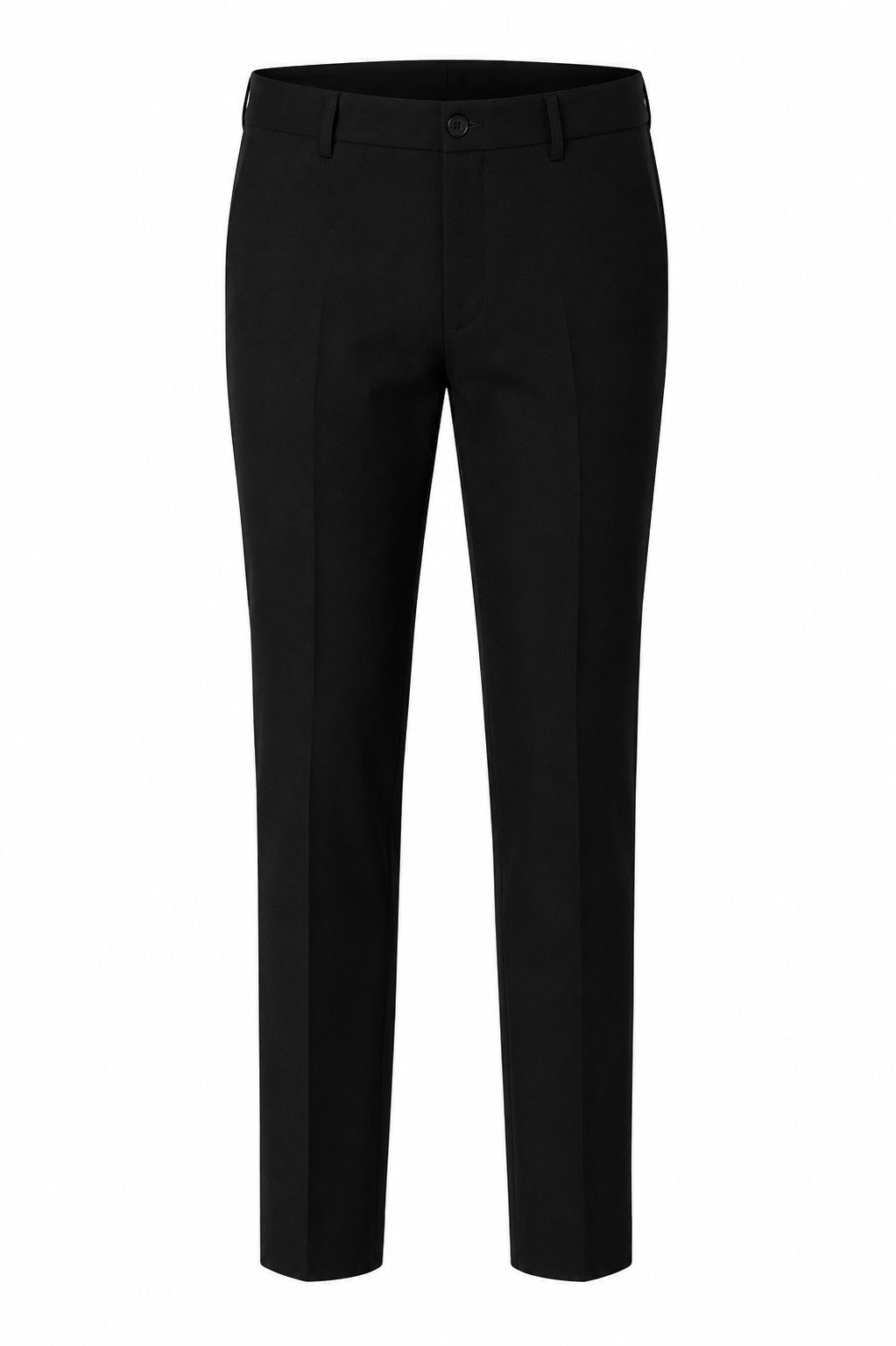 Patloon Jack Williams Black cotton blend slim fit pants full view