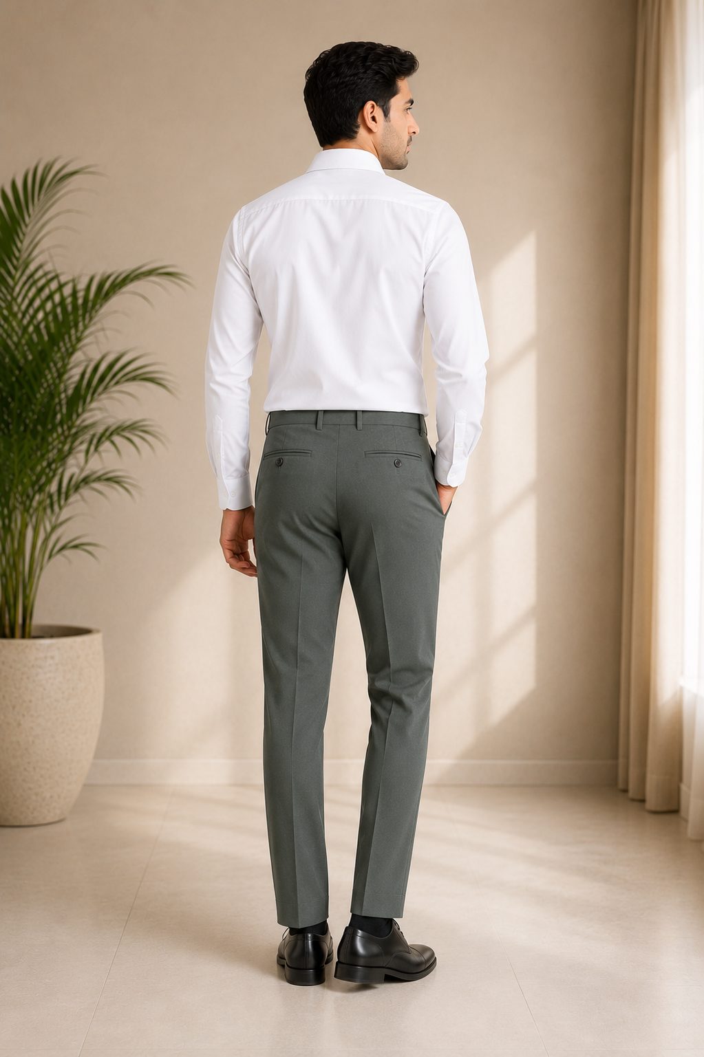 Patloon Ventures Hunter Green regular pants back