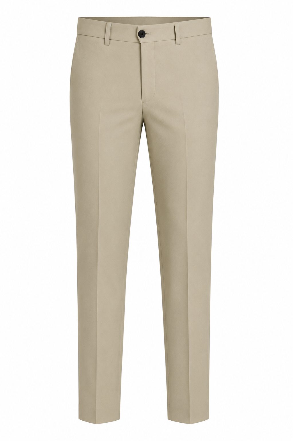Patloon Ventures Cream regular pants full view