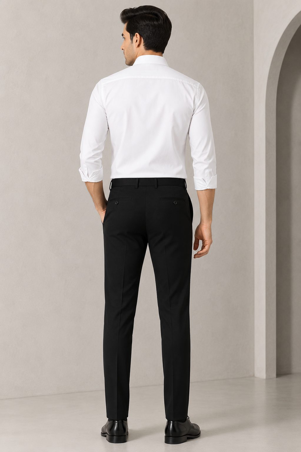 Patloon Ventures Iconic Black regular pants back