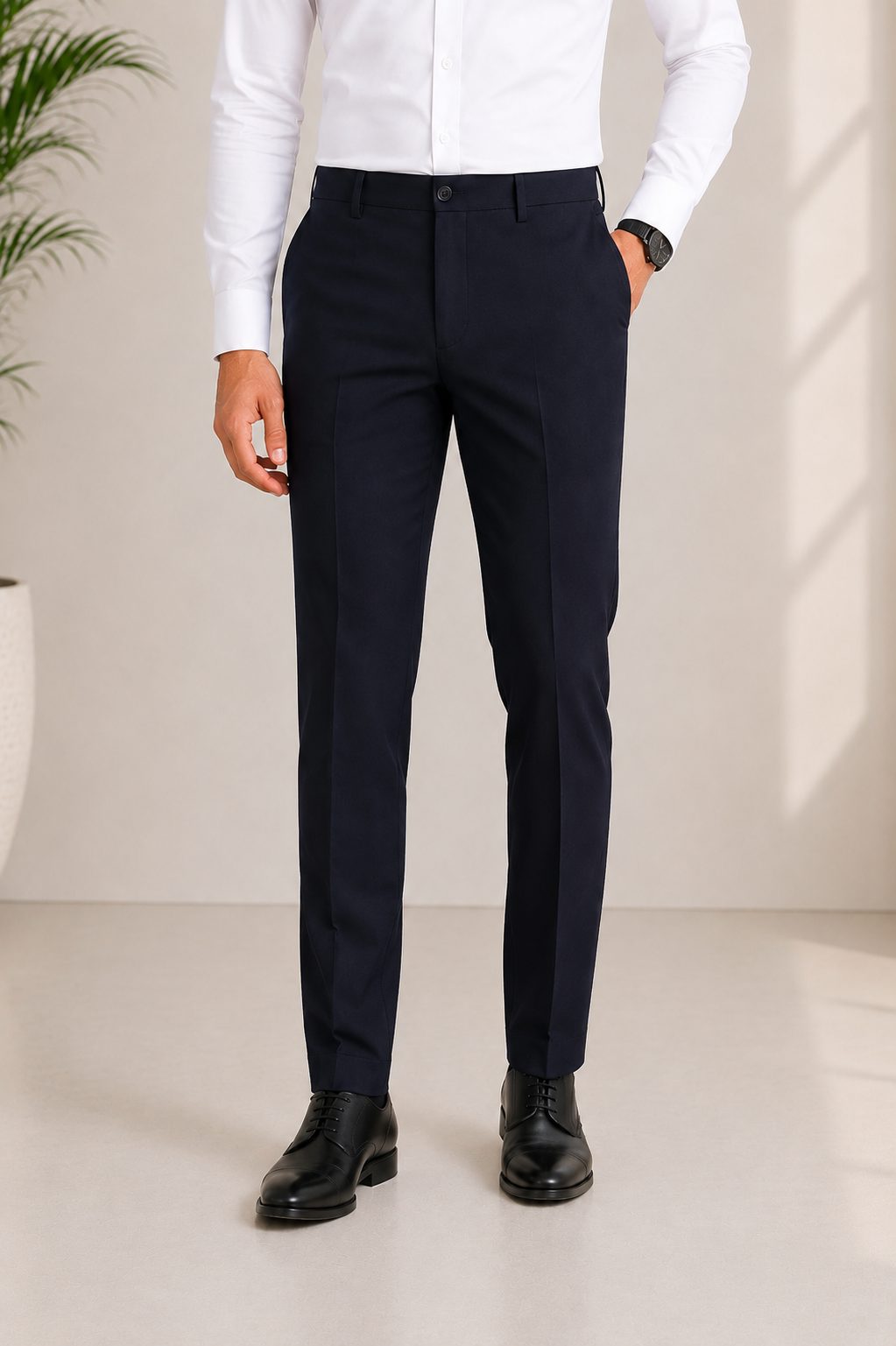 Patloon Ventures Raymond Blue regular pants styled