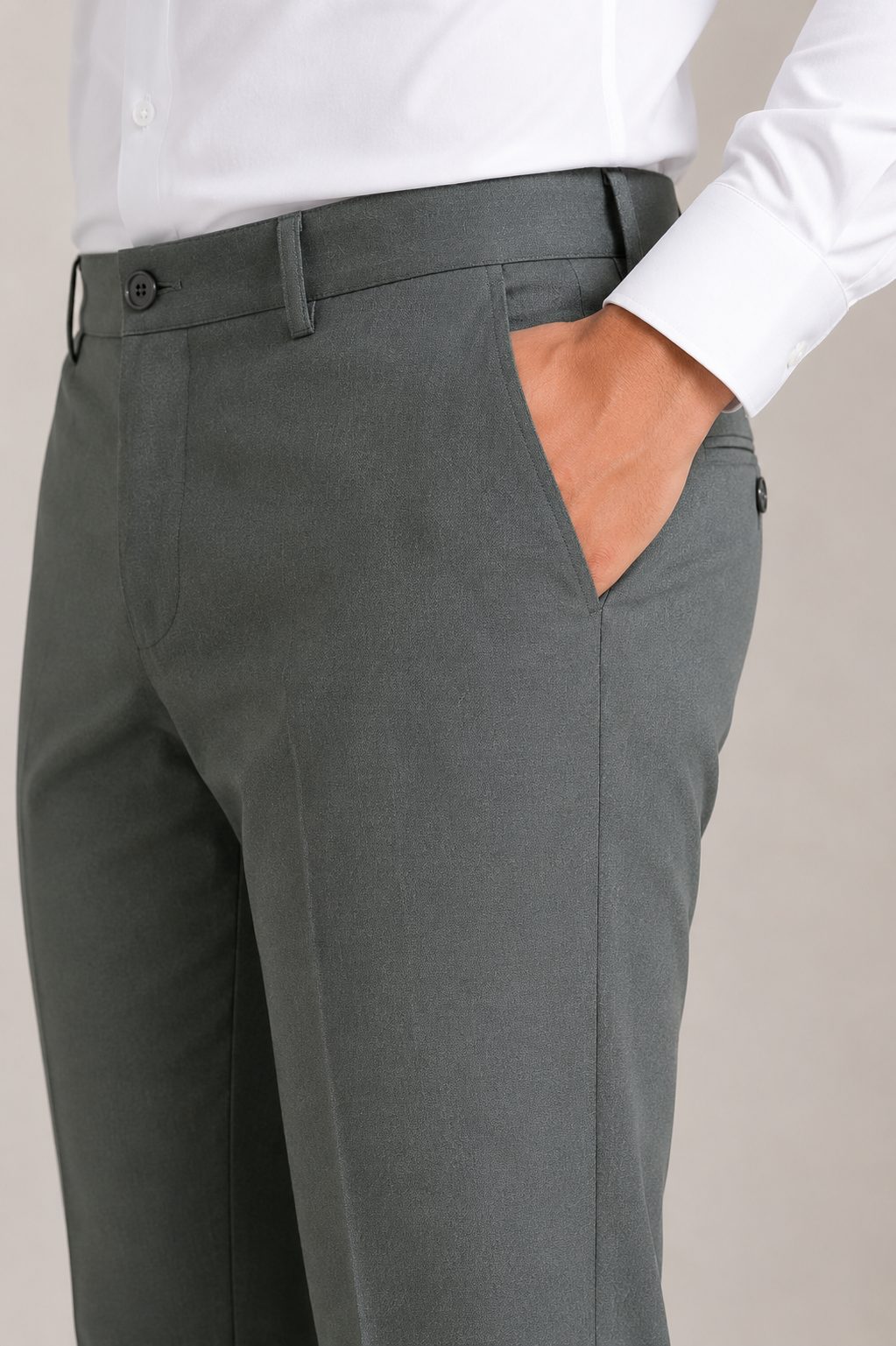 Patloon Ventures Hunter Green regular pants pocket