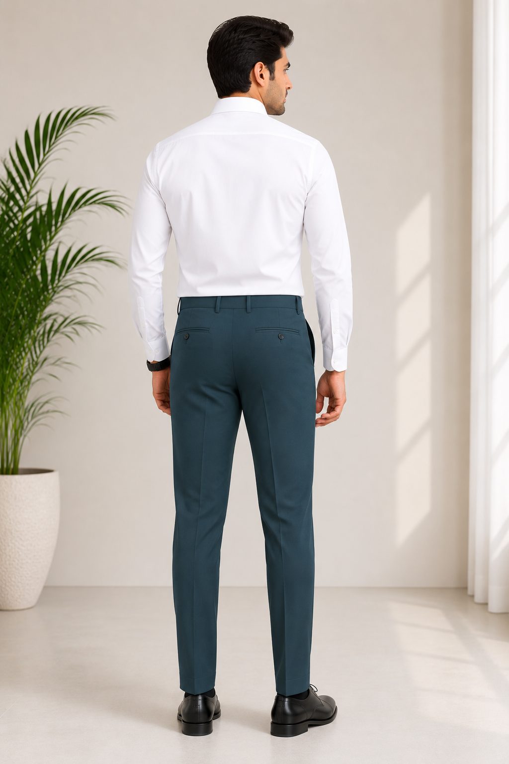 Patloon Ventures Forest Green regular pants back