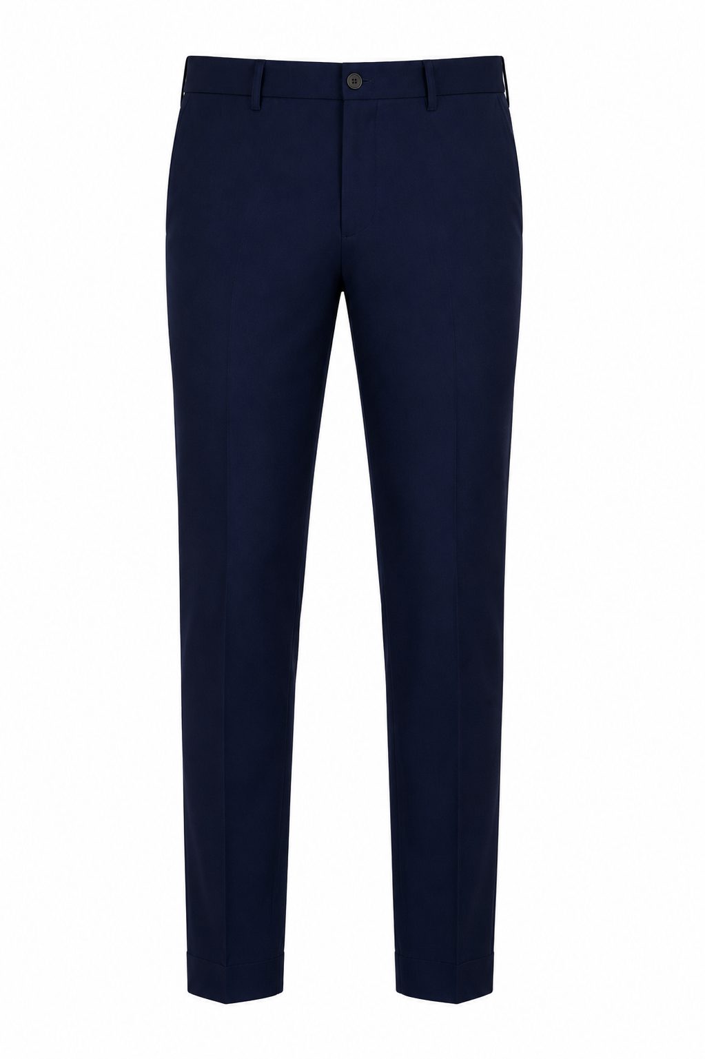 Patloon Jack Williams Raymond Navy cotton blend slim fit pants full view