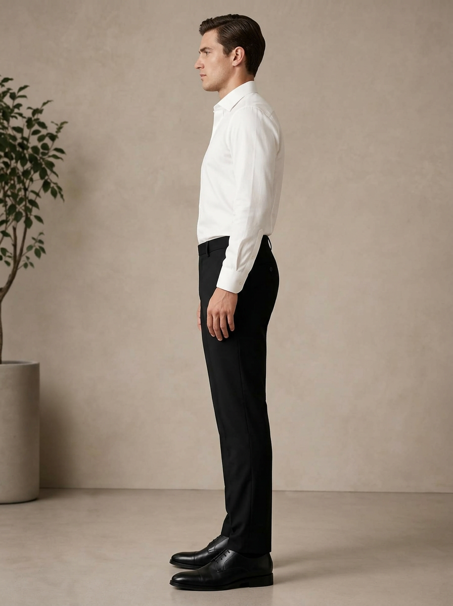 Patloon Ventures Iconic Black regular pants side