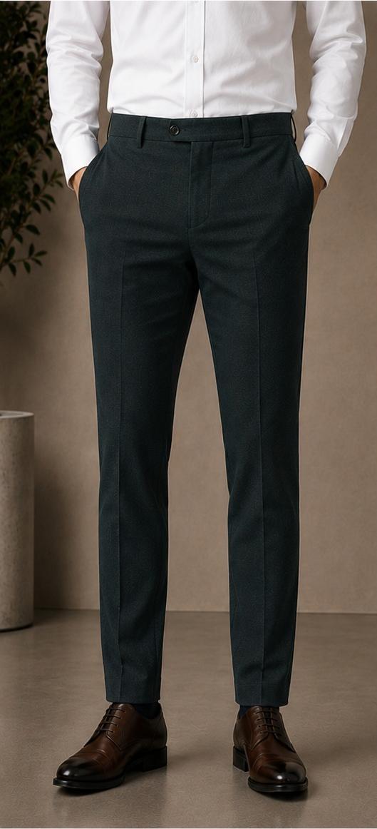 Patloon Ventures Forest Green regular pants