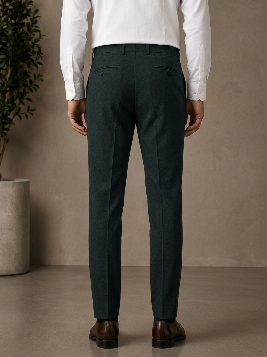 Patloon Ventures Forest Green regular pants back