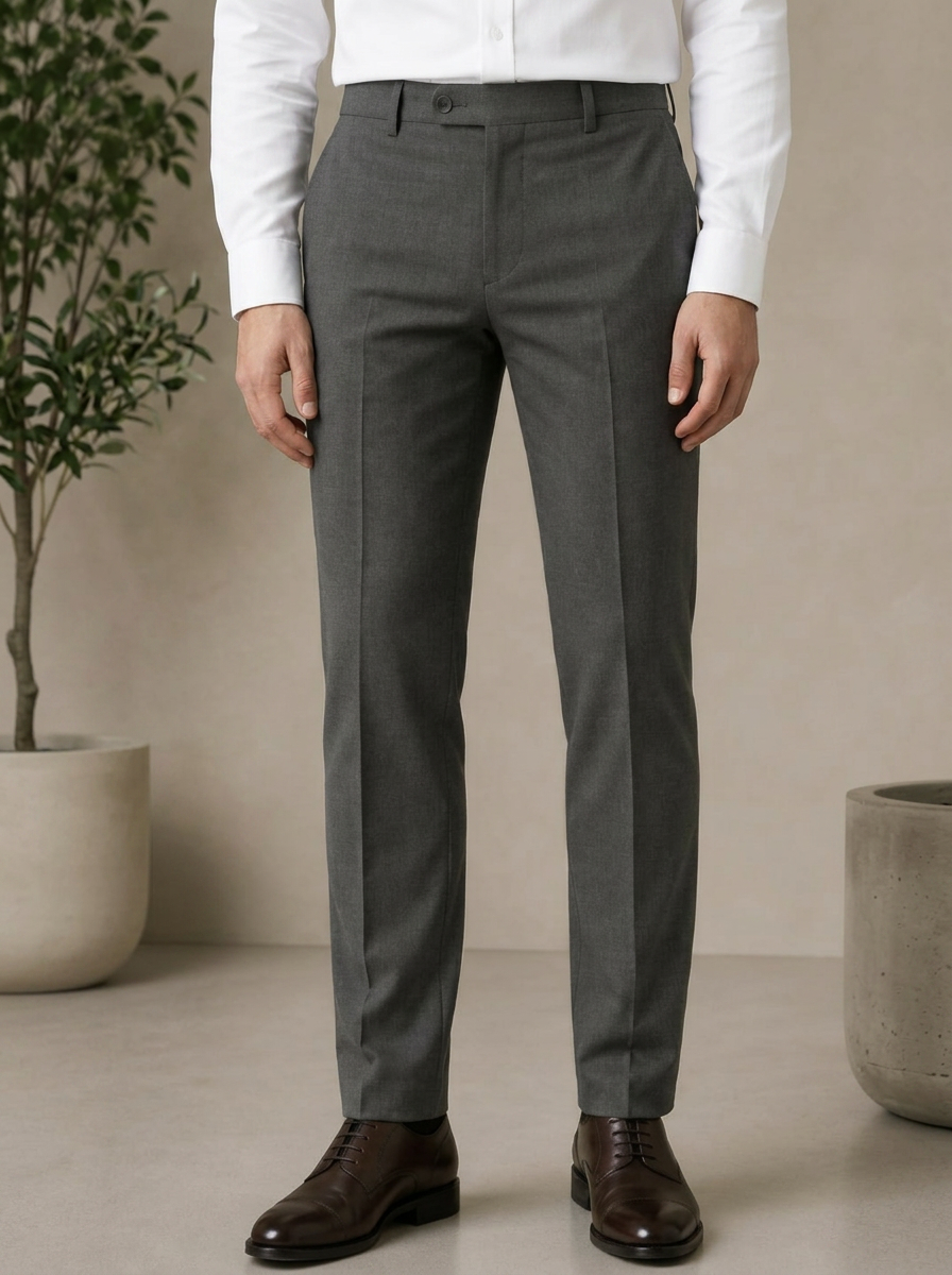Patloon Ventures Medium Grey regular pants